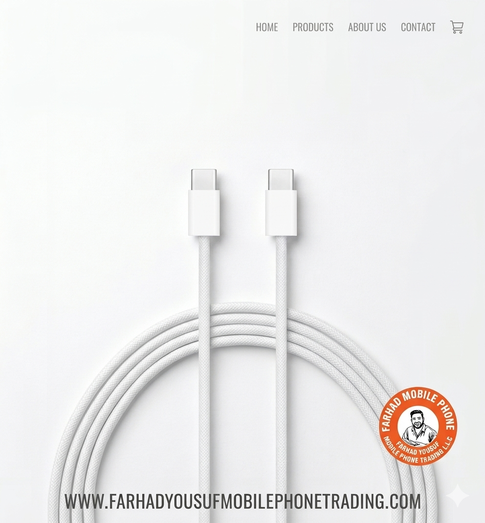 USB C Type-C Cable compatible with iPhone 15 Pro Max, 16 Pro Max, Fast Charging, Charger Accessories, 15 Plus, 16, Plus 60W (1M)